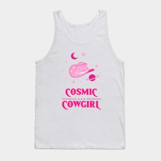 COSMIC cowgirl barbie PINK Tank Top